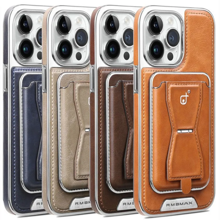 Coque pour iPhone en cuir de luxe